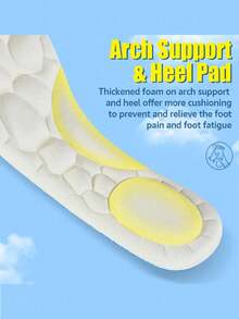 1 paire de semelles intérieures rembourrées de mousse à mémoire de forme, amortissantes et confortables. Convient pour les talons hauts et les baskets pour un port quotidien. Isolation, Saint-Valentin, Chiot, Carnaval, Décorations de fête