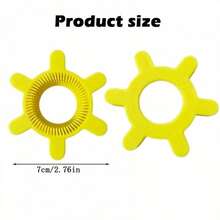 1 Manual Twist-Off Bottle Cap Opener For Bottles And Cans - Easy-To-Hold Yellow Plastic Bottle Cap Opener With Ergonomically Designedgrip, Durable Gear Design, Suitable For Soda, Beverages, Home Kitchen Tools, Fun Kitchen Items, Compact And Sturdy Construction, Bottle Capopener Tool, Daily Use - Multicolor - View 4