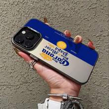 Funda de Teléfono Temática de Cerveza C-Corona Extra, Diseñada para Varios Modelos de  Incluyendo 17, 16E, 16, 15, 14, 13, 12, 11 Mini, Pro, Max, Air, X, XR, XSMAX, 8 y 7 Plus, Características de Superficie Mate para Protección contra Caídas. - Mezcla de colores - Ver 6