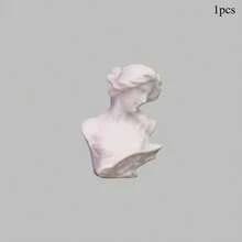 1 Set 3D Statue Fridge Magnets, Beethoven, David, Apollo, Goethe, Athena Sculpture Magnets, Creative Photo Wall Decor, Cute Decoration For Fridge, Whiteboard, Cabinet, Kitchen, Office, Home, Valentine's Day Gift - Multicolor - View 18