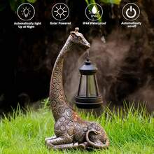 1 pieza Estatua de jardín de dragón, lámpara de pared creativa de resina con energía solar, farol de jardín, ornamento de pared montado, control de interruptor LED, abrazador de árbol de dragón, escultura luminosa de tema de hadas para animal, para interior, exterior, balcón, jardín, césped, terraza y decoración del hogar, regalo ideal para la abuela, mamá, mujeres, decoración navideña, luces navideñas, luces de hadas - Gris Oscuro - Ver 10