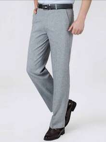 Men's Tailored Dress Pants - Xám - Xem 2