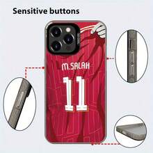 Funda de Teléfono Creativa con Tema de Fútbol que Presenta la Camiseta Número 11, Compatible con los Modelos de de 11 a 17 Pro Max. Esta funda a prueba de golpes y antiarañazos está diseñada para fútbol. - Negro - Ver 6