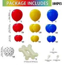 Red Yellow Metallic Blue Latex Balloons Arch Kit,Dog Paw Bone Balloon Garland For Babyshower Puppy And Patrol Birthday Party Decorations - Apricot - View 8