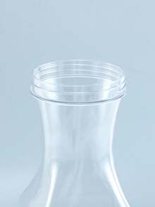 1 Pack 1500ml Capacity Detergent Dispenser Bottle, Cold Water Bottle, Outdoor Juice Bottle, Transparent Plastic Bottle, PET Bottle, Laundry Liquid Bottle, 1500ml Black Sealed Cap Juice Can - Clear - View 7