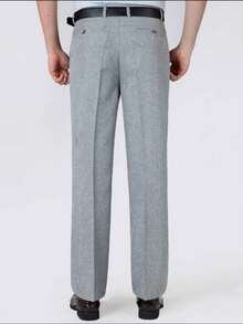 Men's Tailored Dress Pants - Xám - Xem 3