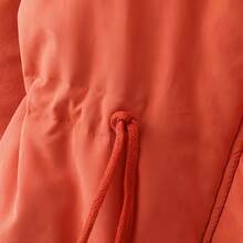 Abrigos para mujer, chaquetas cálidas de invierno, talla grande, forro polar, botones, abrigos con capucha y bolsillos - Negro 2 - Ver 5