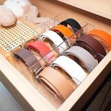 Organizador de cinturón 5 Compartimentos para armarios y cajones - color transparente - Ver 4