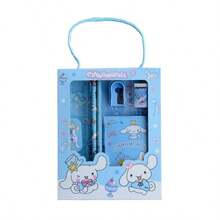 Sanrio 6pcs/Set Hello Kitty Cartoon Ruler, Pencil Sharpener, Eraser, Notebook Stationery Set, Creative Drawing Office Supplies Kitty Cat Stationery Gift Set (Some Accessories May Be Random) (Packaging Design Is Random) - Multicolor - View 10