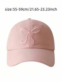 Y2K Butterfly Embroidered Baseball Cap - Adjustable Dad Hat, Unisex Kids, Cute Retro Sun Protection Trucker Cap - Pink - View 8