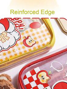 Colorful Transparent A4 File Folder, Clear Document Bag, Mesh Zipper Handbag, Large Opening Storage Bag, Portable Handheld Bookbag, Waterproof Reinforced Stationery Organizer Bag, Convenient For Storing Exam Papers And Notes, Suitable For Classroom, Subject Classification Organizer Bag, Goodbye To Messy Files, Suitable For Students, School Supplies, Back To School Season, Birthday Gift