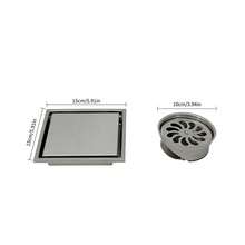 1 pezzo Scarico doccia nascosto, Scarico in acciaio inossidabile - Design moderno e elegante, Rimovibile, Anti-odore e Anti-intasamento, Copertura dello scarico integrata, Sistema di drenaggio efficiente, Adatto per bagno, balcone, cucina ecc. - Disponibile in misure da 4 pollici e 6 pollici Accessori per il bagno Strumenti per il bagno - Multicolore - Visualizzare 17