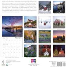 Calendario de pared Flower Spirits 2026 - Radiografías de la naturaleza por Steven N. Meyers, 12 x 12 pulgadas(Luz de Nueva Inglaterra) - Multicolor - Ver 3