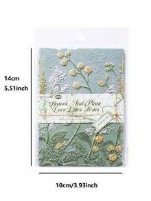 1 paquete de 23 hojas de papel decorativo vintage con plantas, flores y hojas de árboles para manualidades y scrapbooking - Unitalla - Ver 11