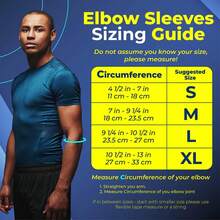 Sparthos Elbow Compression Sleeves (Pair) – Tennis And Golfer's Elbow Support – Elbow Brace For Men And Women – Made From Innovative Breathable Elastic Blend - 沙漠米色 - 查看 5