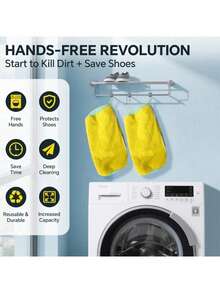 2 Reusable Shoe Washing Bags - Suitable For Sports Shoes, Mesh Shoes, Lazy Artifact Household Shoes Multi-Functional Stain Removal And Anti-Deformation Fast Washing Bag, Washing Machine Clothing Care Bag, Laundry Bag, 1 Washing Machine Shoe Bag Suitable For All Types Of Shoes - Yellow, Gray Protective Shoe Bag, - Multicolor - View 5