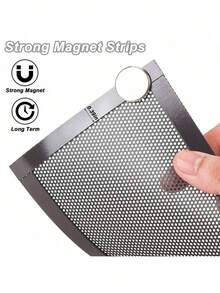 1pc Magnetic Floor Vent Cover, Anti-Insect Anti-Clogging Vent Filter For Home Floor/Wall/Ceiling Vents - Multicolor - View 6