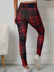 Women's Plaid Leggings - Elegant, Warm High-Waisted Leggings With Stretch, Fashionable & Slim-Fitting For Winter Women's 2025 New Style Winter Puffer Leggings Leggings -- Women's High-Waisted Fleece-Lined Embroidered Leggings Women's Leggings Women's Solid-Color Yoga Pants Women's Solid-Color Yoga Pants Women's Daily Casual Slim0-Fit Long Pants  2025 Women's Winter Christmas & Daily Fleece-Lined Leggings - Warm Soft Fabric, Pockets Design, Thickened Yoga Pants For Casual & Jogging 1-Piece Fall/Winter Fleece-Lined Thickened Yoga Leggings - Women's High-Waisted Solid Color Pants With Side Pockets, Suitable For Fitness, Sports & Daily Wear Women's High-Waisted Button Closure Fleece-Lined Leggings - Opaque Front Button Design, Tummy Control & Butt Lifting, Washable Warm Tights For Yoga, Running, Gym & Everyday Usefleece Lined Leggingspantalones De Invierno Mujeresgymleggings For Womenpantalones Para El Fríopantalones De Mujer Inviernoleggings,Solid Color Velvet Thickened Women's Leggings - #Nâng hông và thắt eo màu đỏ và trắng - Xem 3
