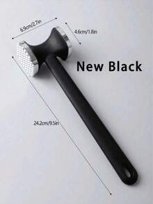 1/2pcs New Household Double-Sided Meat Hammer Aluminum Alloy Steak Hammer Meat Cutting Hammer Steak Hammer Chopping Hammer Household Household Meat Floss Hammer Suitable For Various Meats - Multicolor - View 6