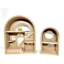 2 Size Options, Blind Box Figurine Display Stand, Plastic Material, Matte Finish, Multi-Color, Blind Box Cute Doll Desktop Display Stand - Small - View 4