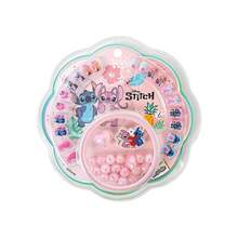 Disney 串珠美甲套装，史迪奇卡通创意串珠美甲贴纸DIY套装，冰雪奇缘派对礼品，史迪奇节日及生日礼物，冰雪奇缘亲子互动游戏道具，冰雪奇缘生日派对玩具及游戏 - 彩色 - 查看 17