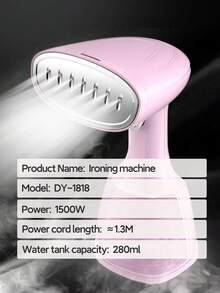 OBOVAY 1500W Handheld Garment Steamer, Portable Steam Iron, Strong Penetrating Power, 30s Fast Heating, Wrinkle Removal - 280ml - EU C Type Plug(220-240V) - View 7