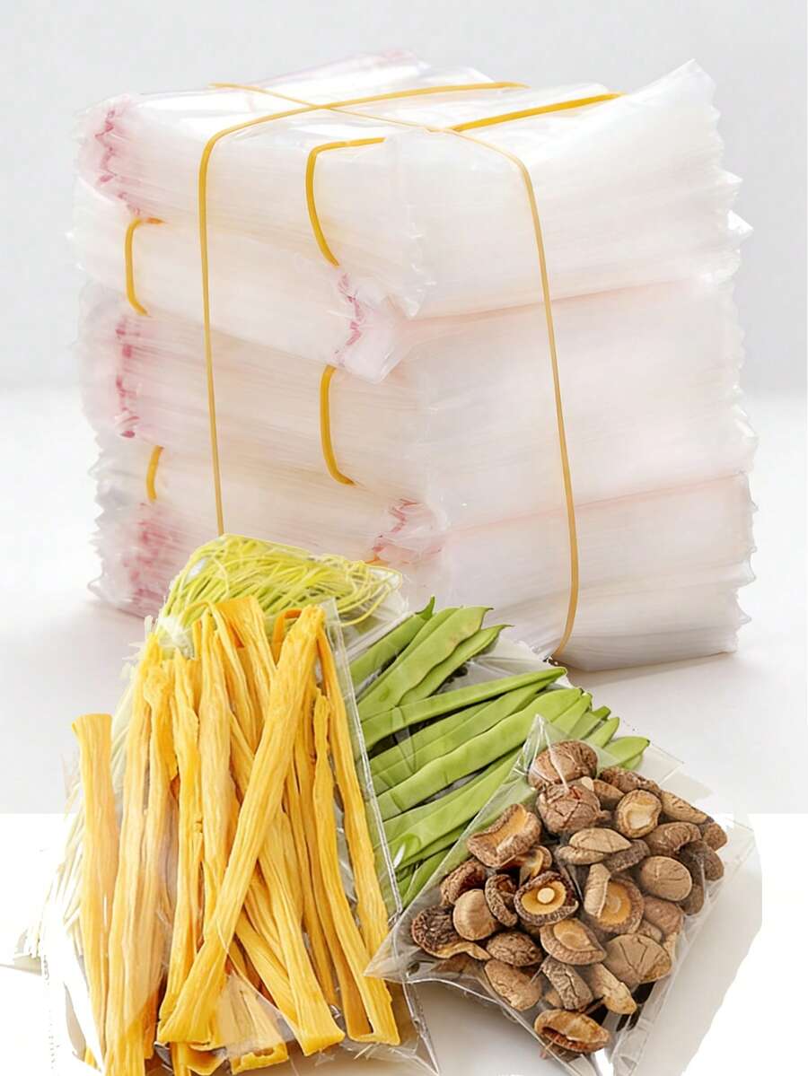 100个透明OPP自封袋,适用于烘焙饼干、零食装饰包装,保护书籍、配件、文具等物品,防尘防潮,适合秋季、返校季、情人节等场合。 - 彩色 - 查看 1