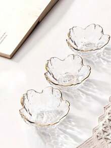 玻璃樱花烛台，装饰艺术烛台，透明桌面烛台，适用于客厅、餐厅节日装饰、婚礼餐桌装饰、烛台、春夏家居装饰等。 - 彩色 - 查看 8