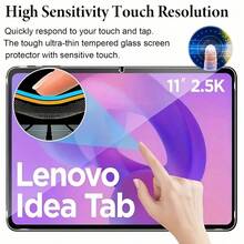 [Two Pieces Version] Tablet PC Tempered Glass Film, High-Definition Scratch-Resistant Anti-Fingerprint, Full-Screen Coverage Without Bubbles, To Attach, Suitable For P11/P12/Compatible With Xiaomi Redmi Pad/Compatible With Samsung Tab M Series And Other Models - Clear - View 5