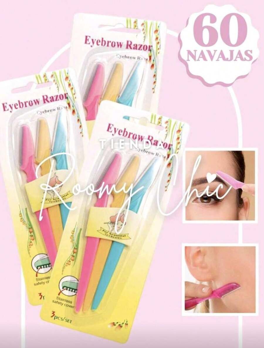 un paquete de 12 pieza Perfilador para cejas l¡piz precisión delineado ceja - Multicolor - Ver 1