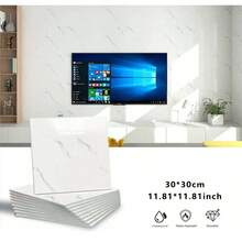 10/20PCS Marble Wall Panels Peel And Stick Backsplash Marble Look Tile, Ideal For: Kitchen Bathrooms Living Rooms Bedrooms Fireplace Shower Tile - Multicolor - View 11