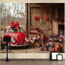 Reusable Polyester Valentine's Day Banner, Suitable For Parties, Anniversaries And Indoor/Outdoor Celebrations - Multicolor - View 2