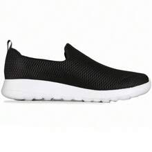 Skechers 运动透气网面休闲一脚蹬鞋，舒适运动鞋，适合日常穿着和通勤，建议选购小半码 - 54600-BKW - 黑與白 - 查看 4