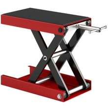 Motorcycle Lift, 500 Kg Load Capacity, Motorcycle Lifting Platform, Adjustable Height From 100 To 370 Mm