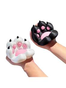 1 pieza Soporte de teléfono de escritorio con forma de pata de gato, soporte de escritorio creativo, artesanía de alta calidad - Multicolor - Ver 7