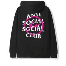 Anti Social Social Club The Vibrant Pink Colorway Transforms The Hoodie Into An Instant Statement Piece. This Bold, Energetic Hue Maximizes The Streetwear Appeal, Turning The Traditional Streetwear Into A High-Visibility Item. The Pink Provides A Playful Yet Edgy Contrast To The Graphic Elements, Perfect To Those Seeking A Look That Is Both Loud And Effortlessly Fashionable. - Pink Bolt Hoodie - 查看 3