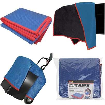 Tool W1447 - Barra de Carga de carraca Ajustable para camioneta, tapón de Carga estabilizador para Transporte  de artículos Pesados(80" x 72" Moving Blanket)