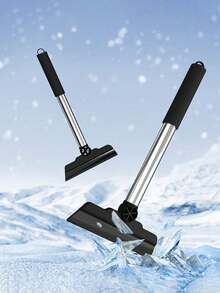 1 件装汽车雪铲、冰铲、除霜器、冬季汽车雪刷、除雪工具、冰箱冰铲