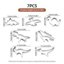 6/7pcs Dinosaur Cookie Cutter Set, Dinosaur Birthday Party Cake, Cookie And Sandwich Cake Molds, Pastry Cutter, Cookie Cutters, Baking Tools, Kitchen Gadgets, Kitchen Accessories, Christmas Baking Tools, Fondant Cake Molds - - - View 11