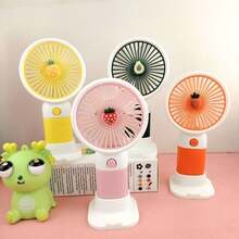 Ventilador de mano de conejo de dibujos animados,ventilador de oído lindo, simple ventilador eléctrico de mano ventilador recargable usb,el envío de color al azar,Ventilador creativo de mano y escritorio, diseño adorable, imprescindible para el verano - Tipo de Enchufe A Japonés (100V) - Ver 11