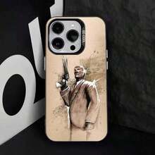 Funda de Teléfono para Juego T-Team F-Fortress 2 para 17,16,15,14,13,12,11,Pro,Max,Plus,E Cubierta Negra de TPU - Z2 - Ver 4
