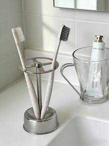 Toothbrush Holder Multifunctional Toothbrush Holder Stainless Steel Toothbrush Holder Storage Rack Multifunctional Toothpaste Holder Toothbrush Storage,Toothbrush Stand