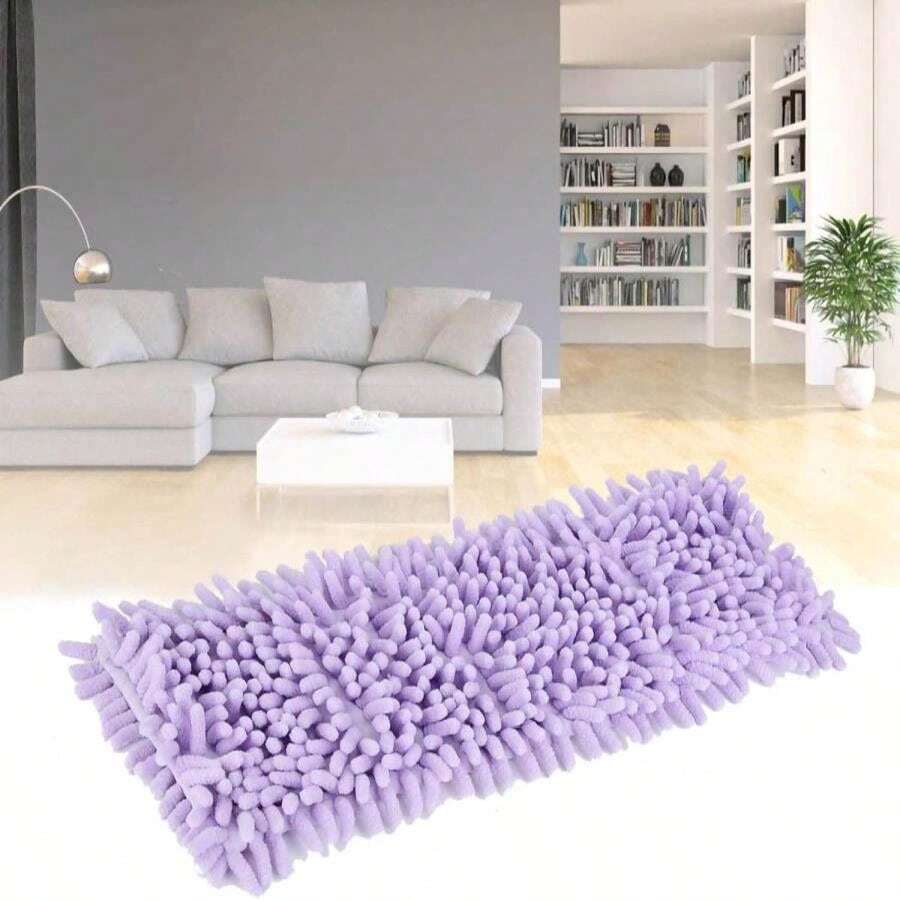 WGFOIP Microfiber Mop Pads, Reusable Flat Dry Wet Washable Mop Head Replacement For Floor Cleaning - trắng - Xem 1