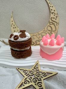 1 Stück Schokoladenkuchen duftende Kerze, samtige liebliche Kuchenduft Kerze, rauchfreies Schlafzimmer Geburtstagsgeschenk Begleiter Handgeschenk, Kerze, Kerzen, Geschenk, Geschenke, Heimdekoration, Hochzeit, Hochzeitsdekoration, Geburtstagsdekorationen, Geburtstagskerze, Ornamente, Dekorationen, Abschluss, Geschenk für Freunde, Geburtstag, Andenken. - Verschiedenfarbig - Übersicht 11