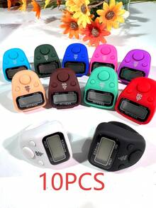 Household Electronic Counter, Counter, LED Counter, Button-Style Finger Ring Counter - Multicolor - View 24