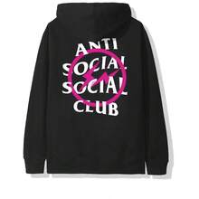 Anti Social Social Club The Vibrant Pink Colorway Transforms The Hoodie Into An Instant Statement Piece. This Bold, Energetic Hue Maximizes The Streetwear Appeal, Turning The Traditional Streetwear Into A High-Visibility Item. The Pink Provides A Playful Yet Edgy Contrast To The Graphic Elements, Perfect To Those Seeking A Look That Is Both Loud And Effortlessly Fashionable. - Pink Bolt Hoodie - 查看 4