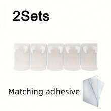 1pc Wall Mounted Bathroom Vanity Organizer Rack, No Drilling Required - Multicolor - View 2