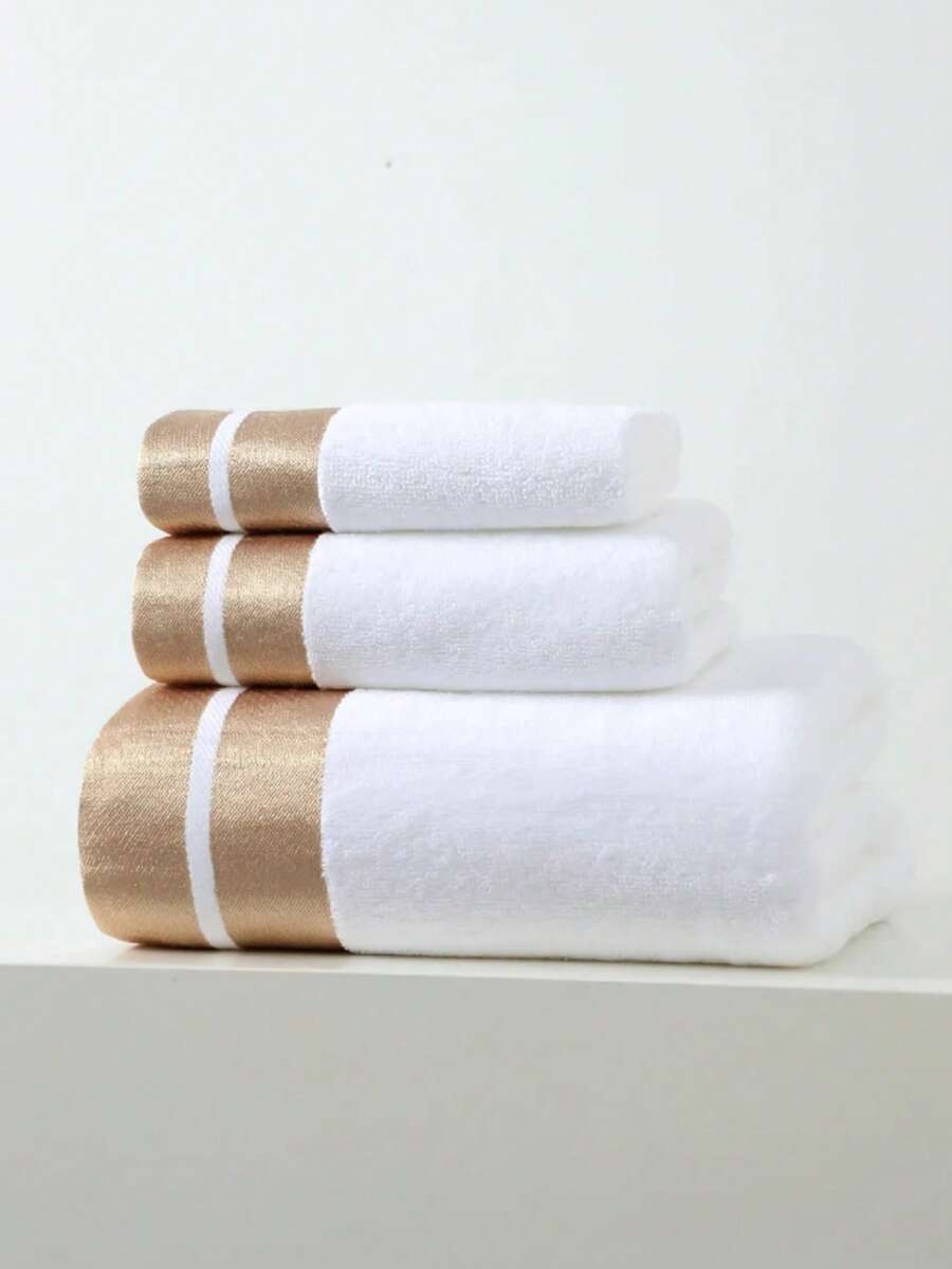 1pc Medium Bath Towel, Lightweight, White, Rectangular 70*140cm, Suitable For Adults, Swimming, Bathing, Wrapping, Or 34*74cm Hand Towel, Square 34*34cm Handkerchief, Quick-Drying, Absorbent, Soft, Suitable For Bathroom, Kitchen, Travel, Gifts, Gym, Beach, Hotel, Salon, Outdoor
