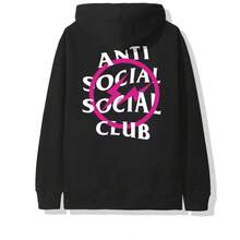 Anti Social Social Club The Vibrant Pink Colorway Transforms The Hoodie Into An Instant Statement Piece. This Bold, Energetic Hue Maximizes The Streetwear Appeal, Turning The Traditional Streetwear Into A High-Visibility Item. The Pink Provides A Playful Yet Edgy Contrast To The Graphic Elements, Perfect To Those Seeking A Look That Is Both Loud And Effortlessly Fashionable. - Pink Bolt Hoodie - 查看 5