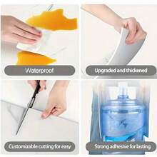 10/20PCS Marble Wall Panels Peel And Stick Backsplash Marble Look Tile, Ideal For: Kitchen Bathrooms Living Rooms Bedrooms Fireplace Shower Tile - Multicolor - View 4